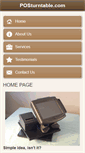 Mobile Screenshot of posturntable.com